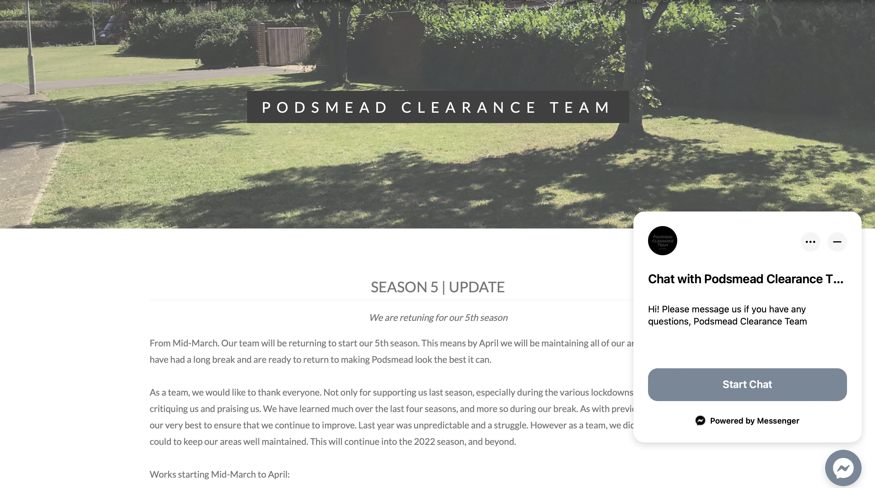 Podsmead Clearance Team | Website